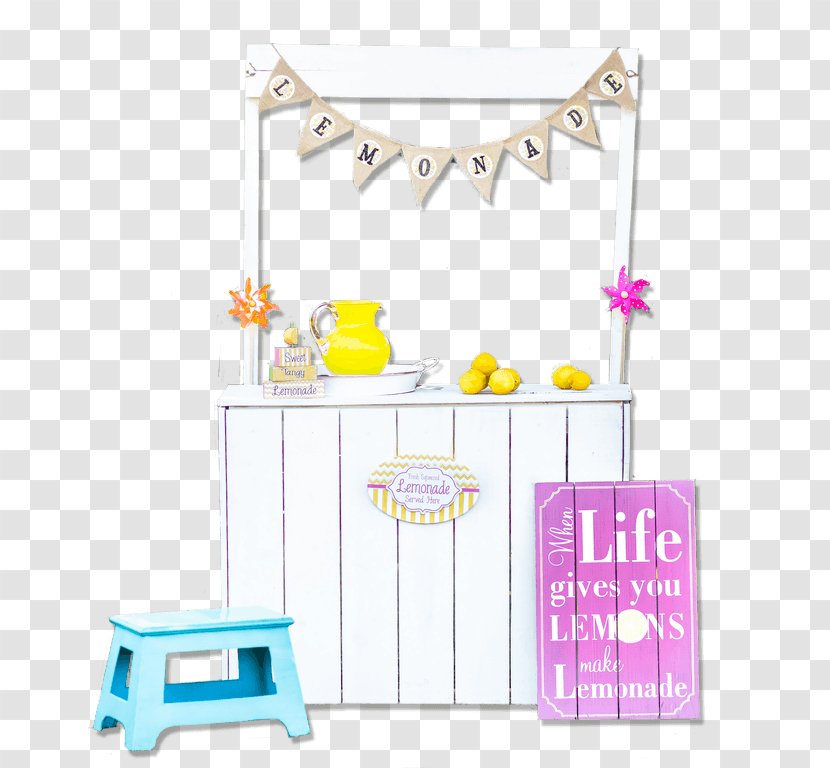 Furniture Infant Toy - Yellow - Lemonade Stand Transparent PNG