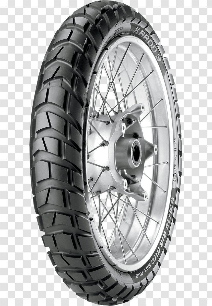 Car Tire Metzeler Dual-sport Motorcycle - Synthetic Rubber Transparent PNG