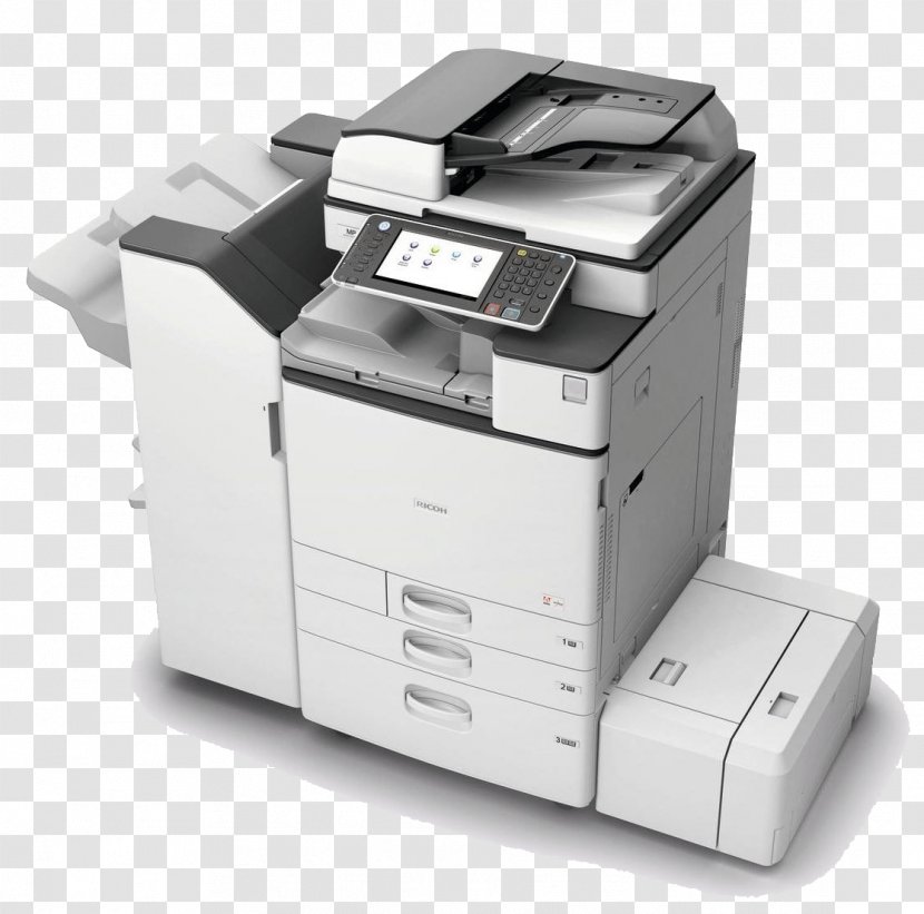 Ricoh Multi-function Printer Photocopier Ink Cartridge Transparent PNG