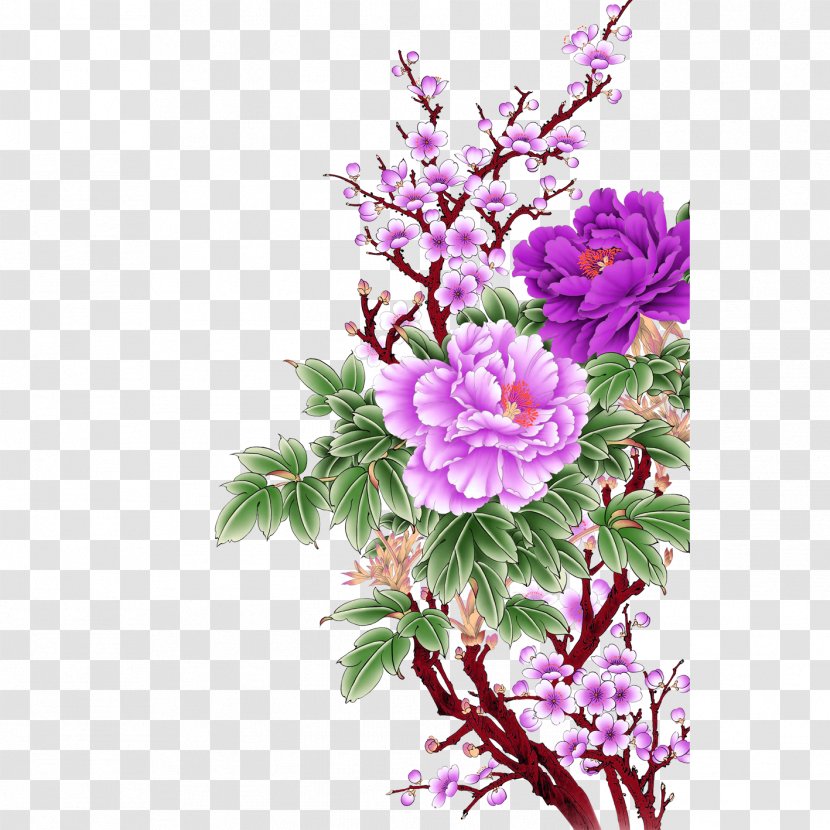 Painting Flower Garlic - Blossom - Peony Transparent PNG