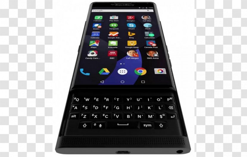 BlackBerry Priv DTEK50 Android Smartphone - Mobile Phone - Blackberry Transparent PNG