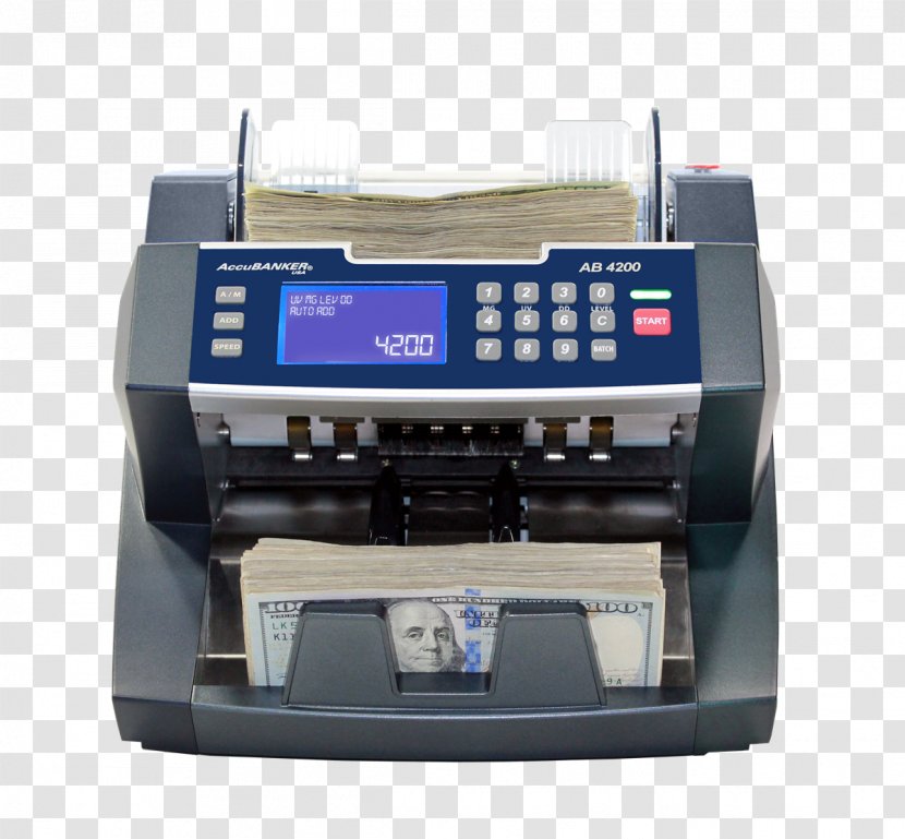 Amanos Electronic International SAS Banknote Counter Currency-counting Machine Contadora De Billetes - Security - Bill Transparent PNG