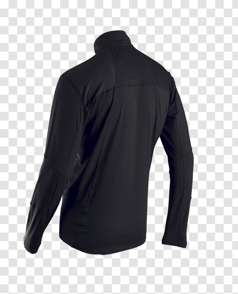 Tracksuit Jacket T-shirt Clothing Sweater - Black Transparent PNG