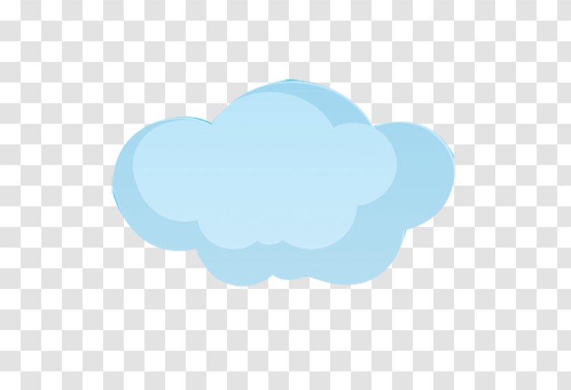 Blue Cloud Sky Pattern - Iridescence - Cartoon Transparent PNG