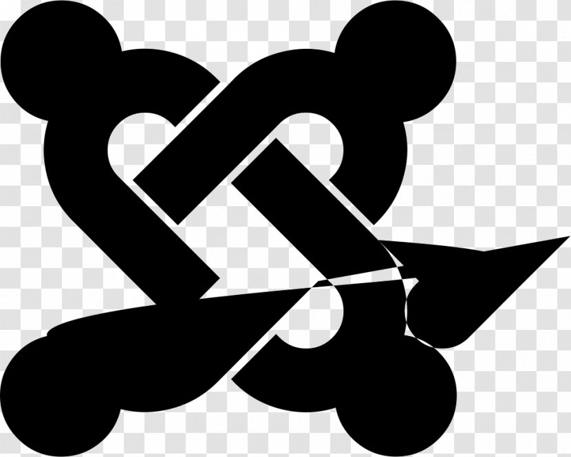 Joomla Font Awesome Desktop Wallpaper - Blackandwhite - Symbol Transparent PNG