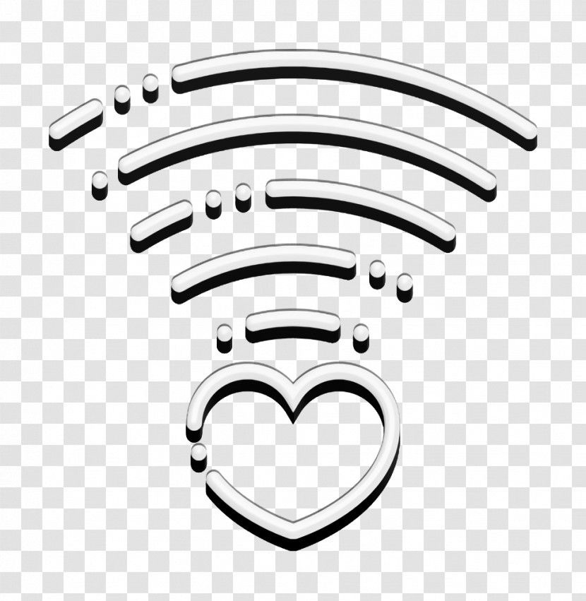 Wifi Icon Love Icon Transparent PNG