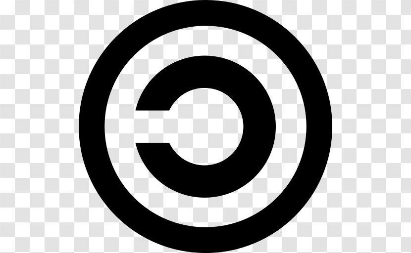 Copyleft Copyright Symbol Creative Commons License - Public Domain Transparent PNG