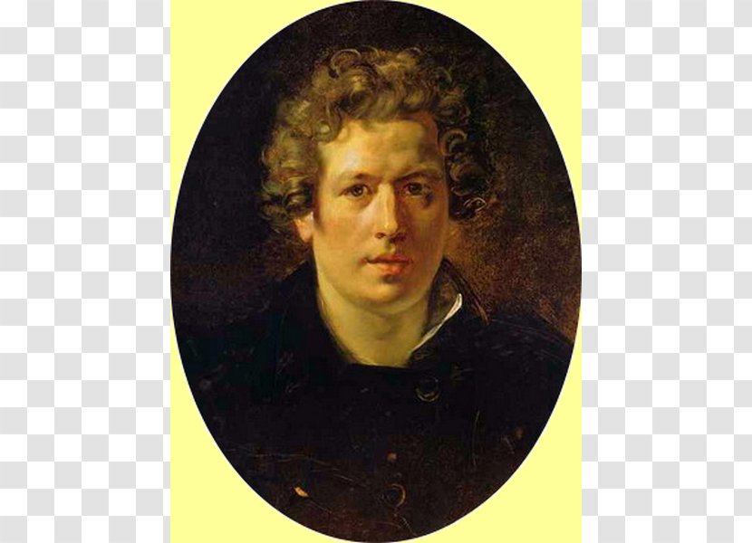 Karl Bryullov Self-portrait Portrait Of The Architect And Painter Alexander Brulloff - Self - Painting Transparent PNG