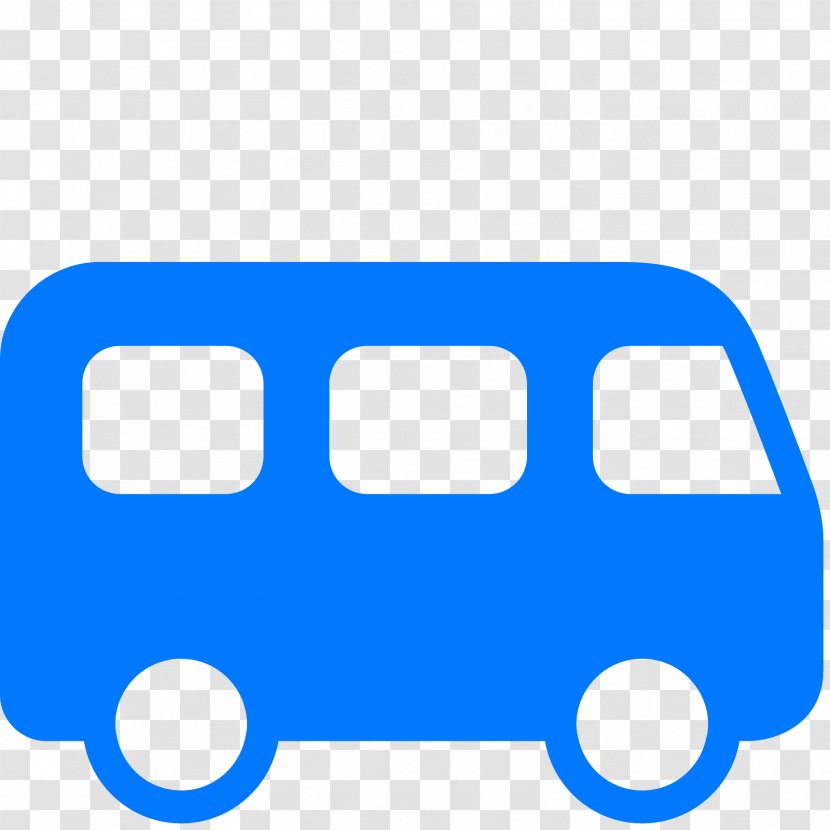 Airport Bus Shuttle Service Clip Art - Blue Transparent PNG