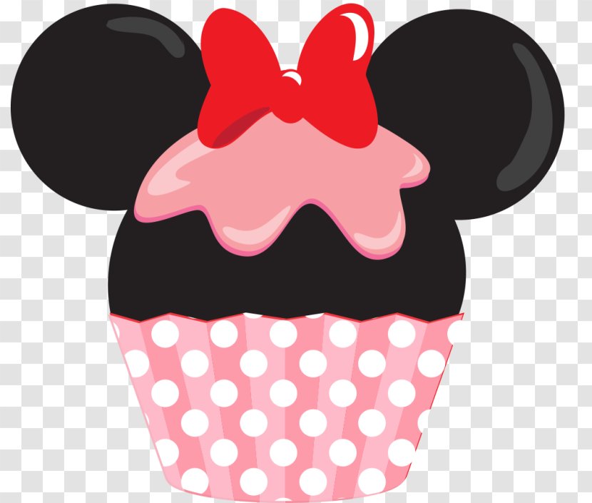 Cupcakes & Cookies Minnie Mouse Mickey Frosting Icing - Birthday Cake Transparent PNG