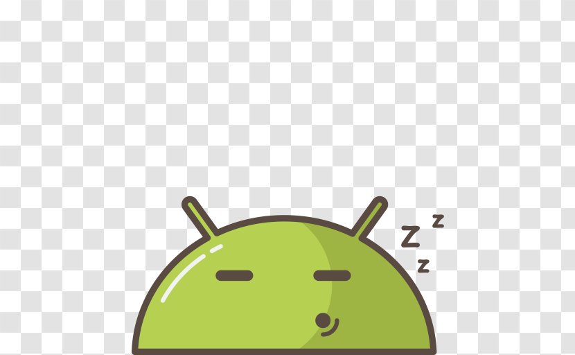 Android Emoji Mobile Phones - Leaf - Sleeping Transparent PNG