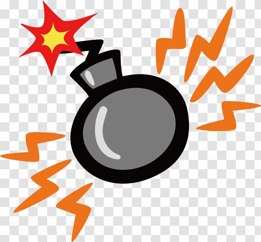 Bomb Clip Art - Explosion - A Gray Round Transparent PNG