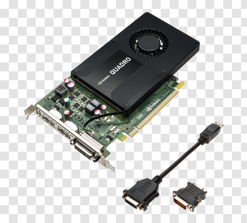 Graphics Cards & Video Adapters GDDR5 SDRAM Nvidia Quadro PNY Technologies - Electronic Device Transparent PNG