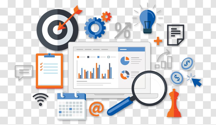 Digital Marketing Online Presence Management Search Engine Optimization Web Design Competitor Analysis - Diagram Transparent PNG