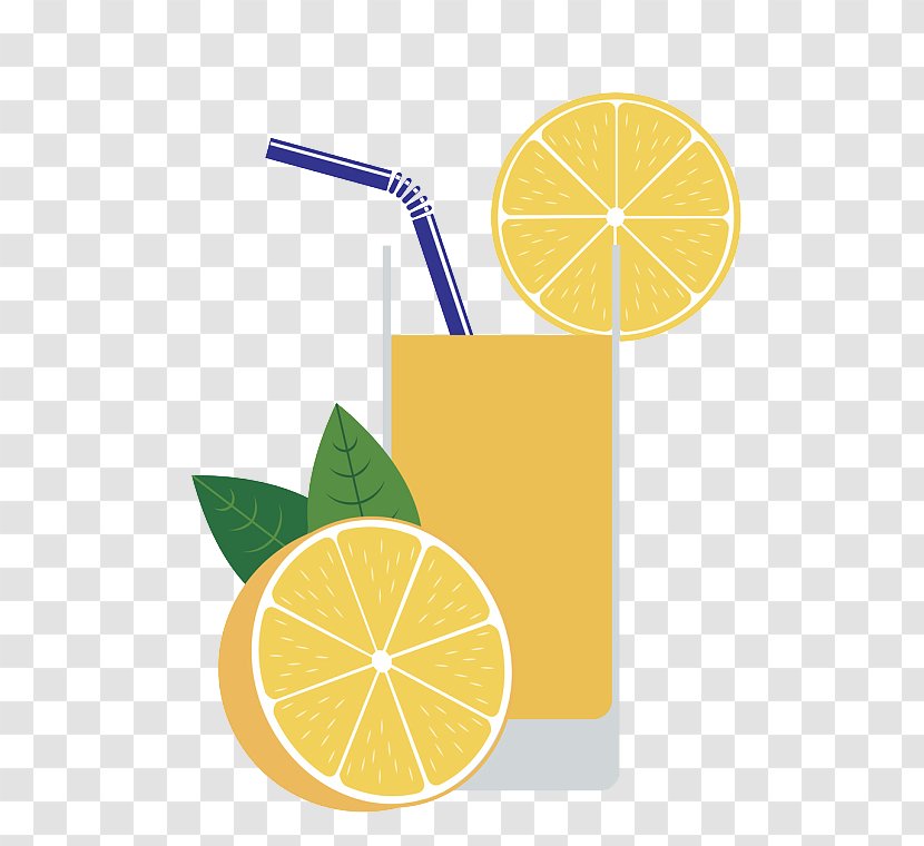 Orange Juice Soft Drink Lemonade - Flat Breeze Illustrations Transparent PNG