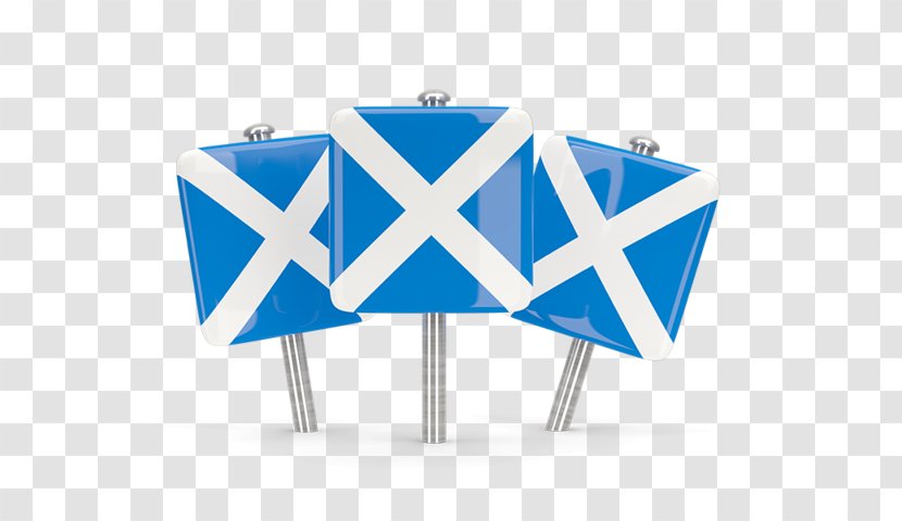 Angle Font - Electric Blue - Scotland Flag Transparent PNG