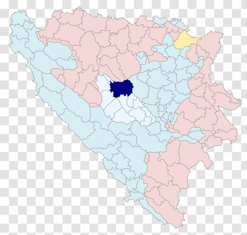 Kneževo, Bosnia And Herzegovina Travnik Vlašić Srbac Kotor Varoš - Map Transparent PNG