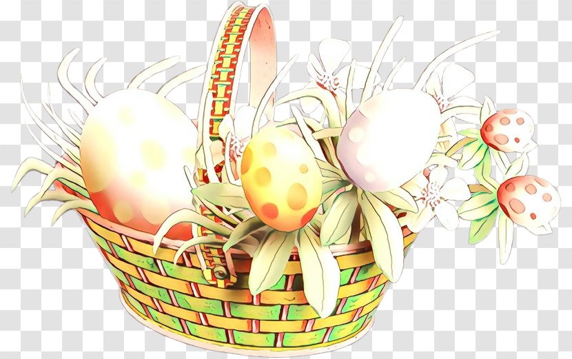 Food Gift Baskets Easter Egg Flower - Basket Transparent PNG