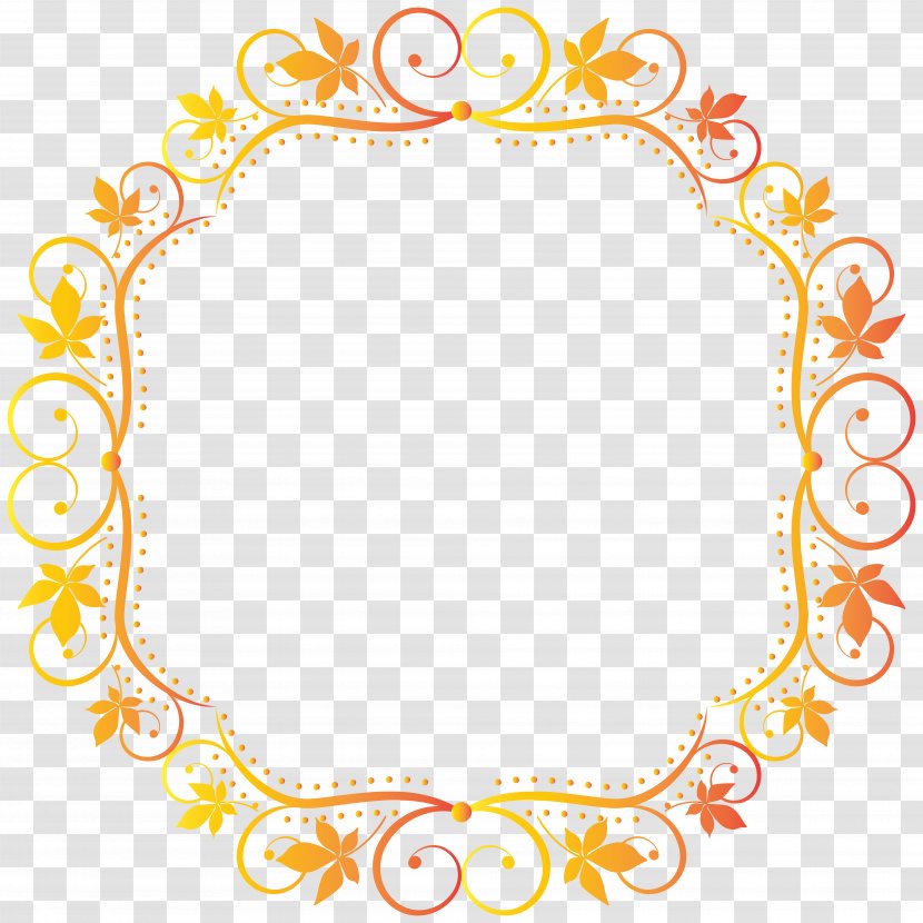 Picture Frame Clip Art - Text - Fall Border Transparent Image Transparent PNG