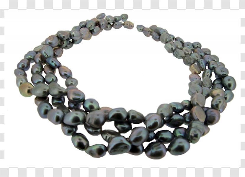 Bracelet Pearl Necklace Gemstone Grey - Fashion Accessory - String Of Pearls Transparent PNG