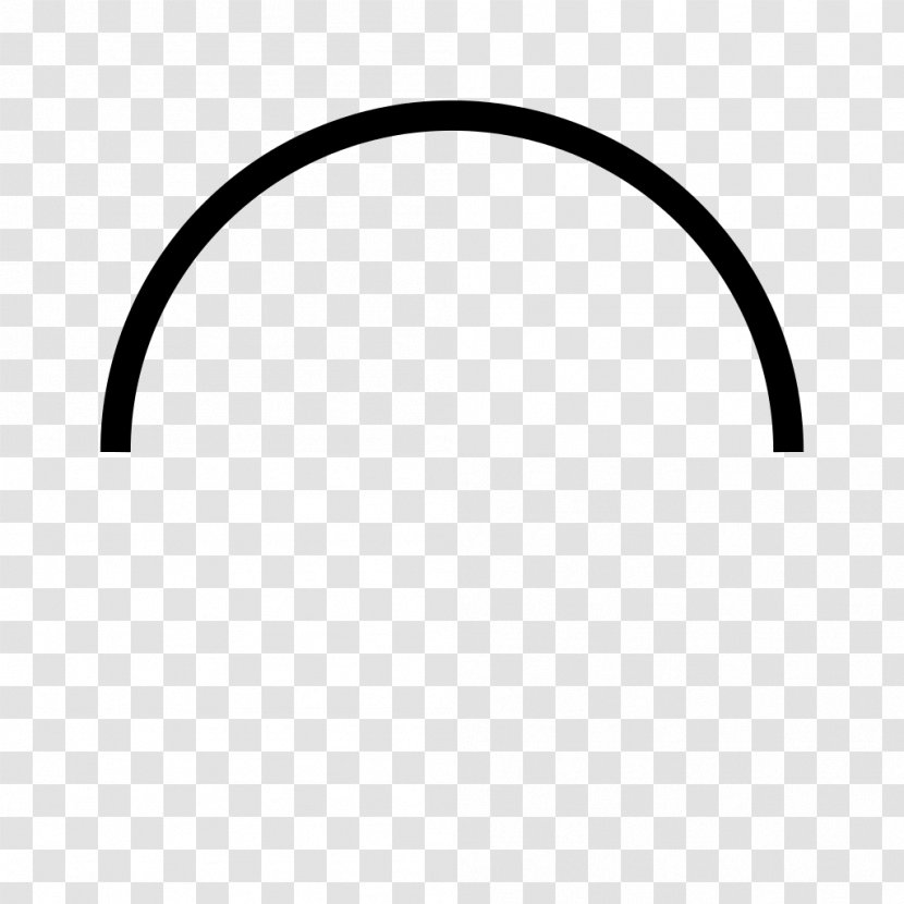 Semicircle Line Arc - Curved Transparent PNG