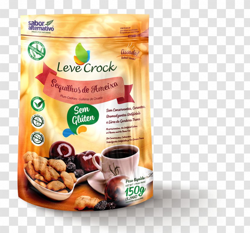 Vegetarian Cuisine Brittle Biscuit Flax Seed Leve Crock - Flavor Transparent PNG