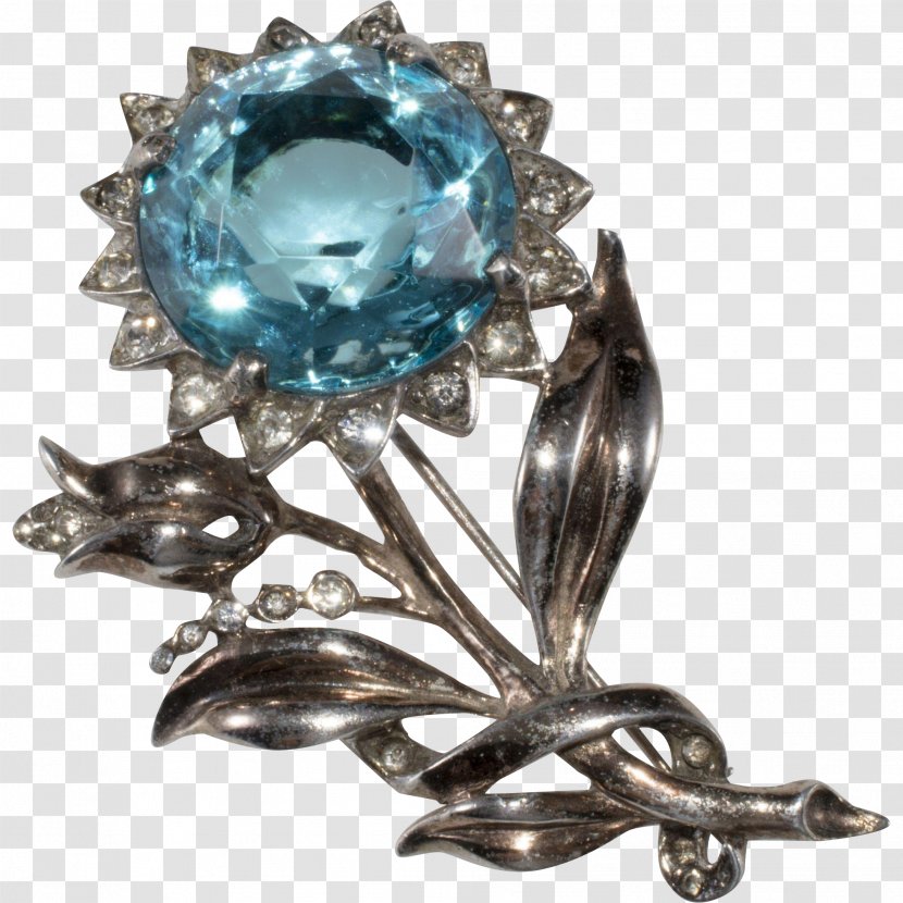 Body Jewellery Sapphire Brooch Diamond Transparent PNG