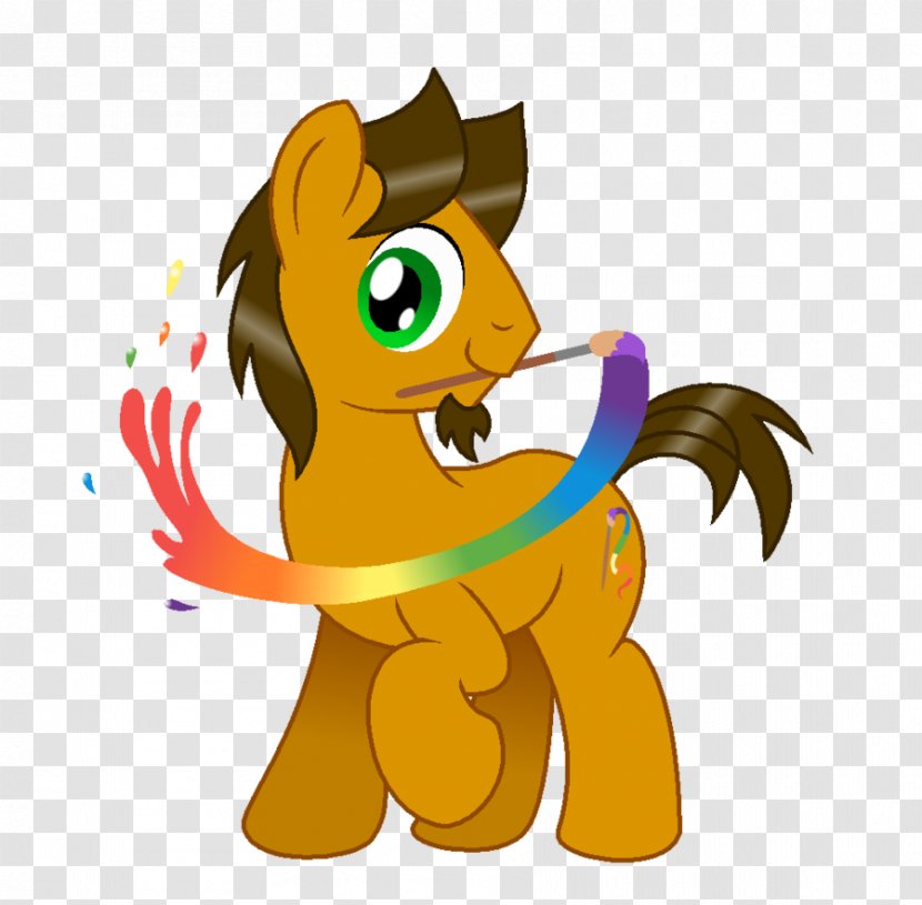 Pony Paintbrush Clip Art - Fictional Character - Paint Brushes Images Transparent PNG