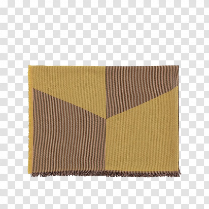 Rectangle Brown - Yellow - Textile Transparent PNG
