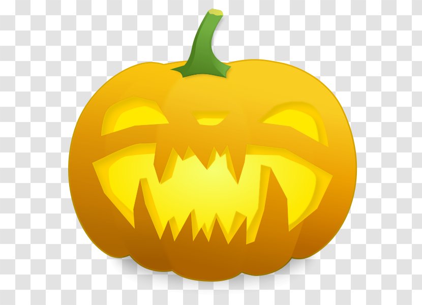 Jack-o'-lantern Halloween Clip Art - Pumpkin Transparent PNG