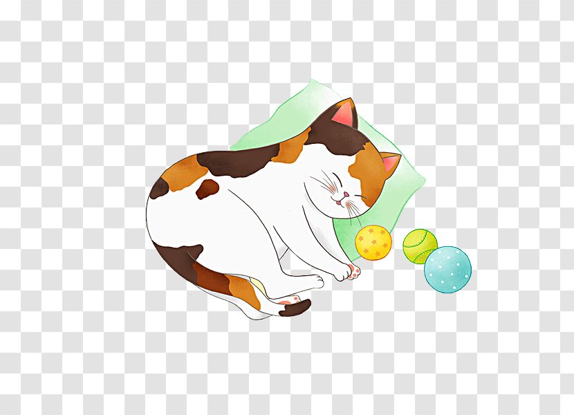 Cat Kitten Whiskers Sleep - Like Mammal - Sleeping Transparent PNG