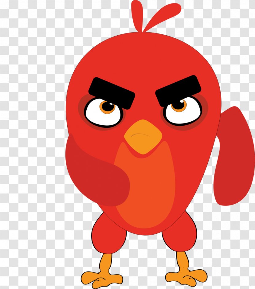 Chicken Bird Galliformes Rooster - Angry Birds Transparent PNG