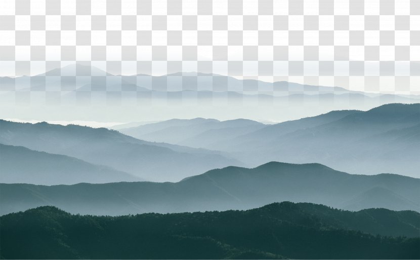 RGB Color Model Wallpaper - Haze - Mountain Transparent PNG