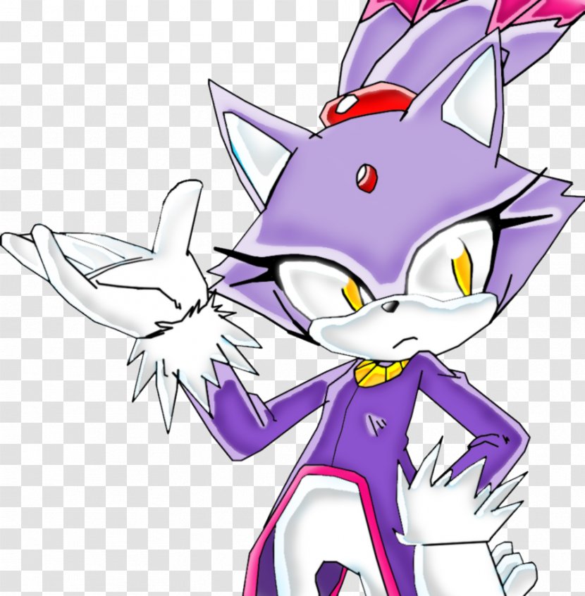 Shadow The Hedgehog Amy Rose Tails Sonic Rush & Sega All-Stars Racing - Cartoon - Blaze Cat Transparent PNG