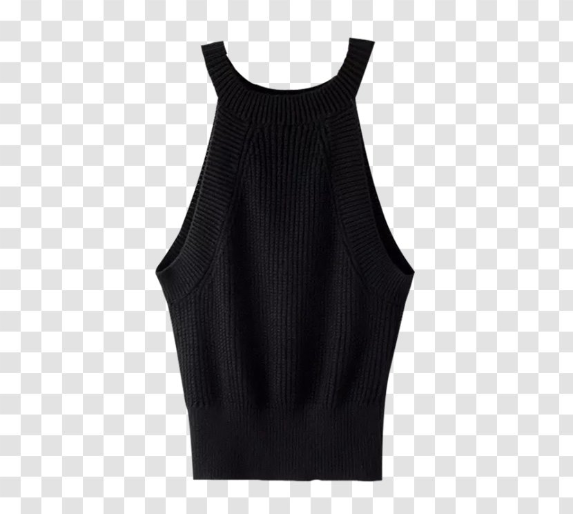 Little Black Dress T-shirt Sleeve Wrap - Ruffle Transparent PNG