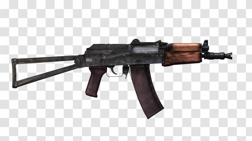 AKS-74U AK-47 AK-74 Firearm Airsoft Guns - Heart - AK47 Transparent PNG