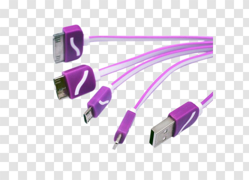Serial Cable Electrical Data Transmission Network Cables Computer - Purple - Charging Transparent PNG