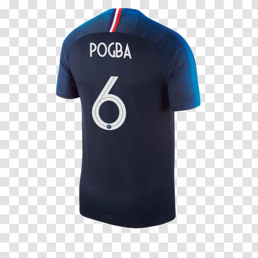 2018 World Cup France National Football Team T-shirt Jersey - Sport Transparent PNG