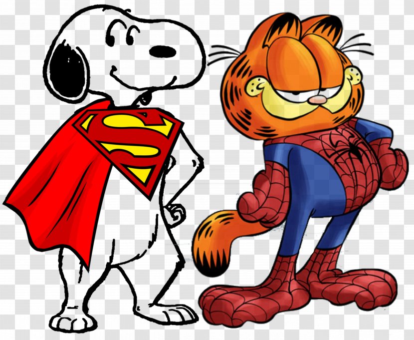 Odie Spider-Man Snoopy Garfield Comics - Film - Spiderman Transparent PNG