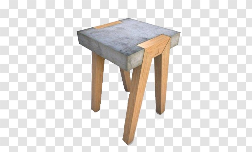 Table Nightstand Concrete Furniture Stool - Bench - Simple Marble Chair Transparent PNG