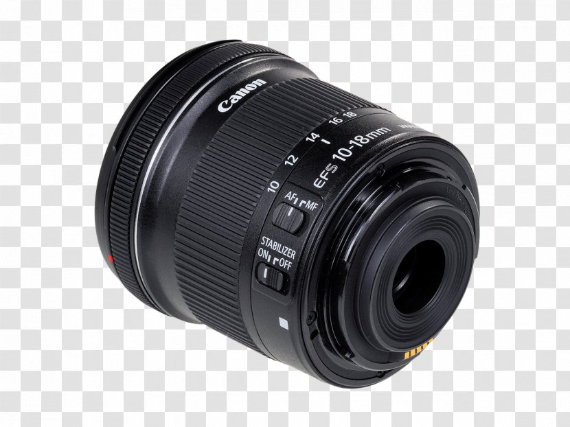 Fisheye Lens Canon EF-S Mount EF 10–18mm Digital SLR - Mirrorless Interchangeable Camera Transparent PNG