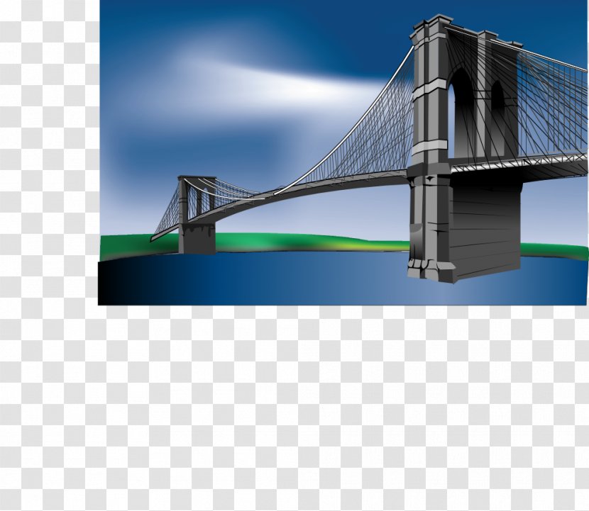 Brooklyn Bridge Clip Art - New York City - Bruklin Transparent PNG