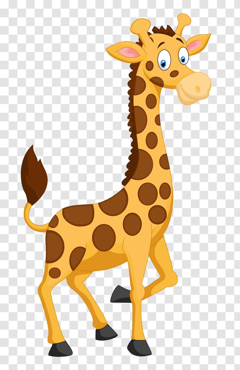Giraffe Clip Art - Terrestrial Animal - Funny Transparent PNG