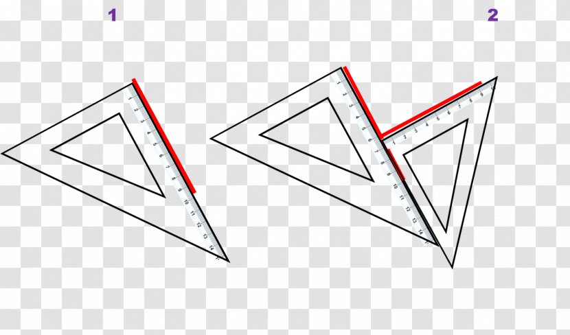 Triangle Point Perpendicular Line - Area - Angle Transparent PNG