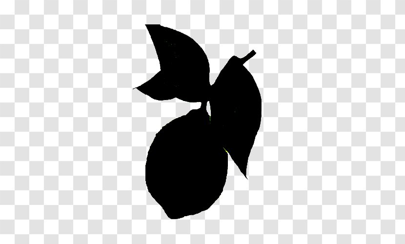Leaf Plant Black-and-white Tree Silhouette - Fruit Logo Transparent PNG
