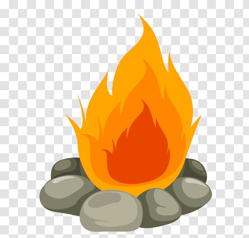 Bonfire Cartoon Campfire - Royaltyfree - Pictures Of Camp Fires Transparent PNG