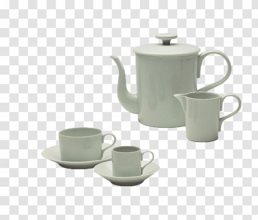 Teapot Coffee Cup Porcelain - Kettle - Tea Services Transparent PNG