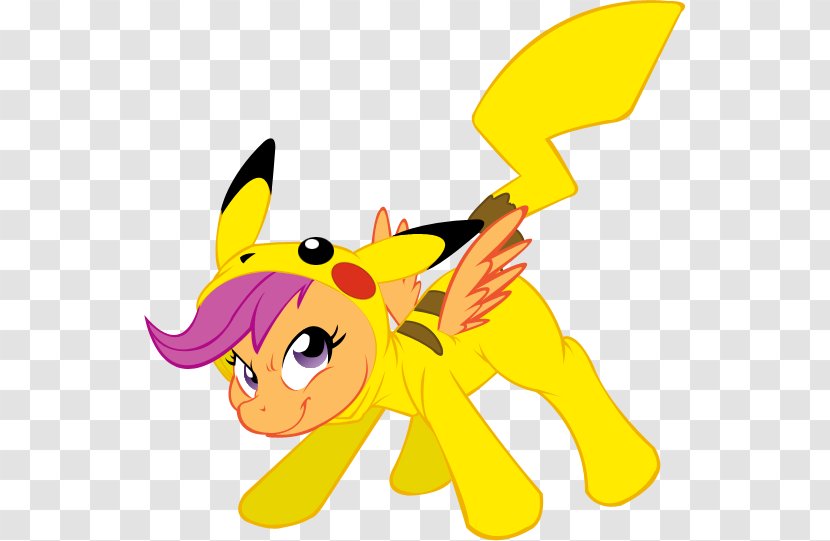 Pony Scootaloo Pikachu Rainbow Dash Twilight Sparkle - Pokemon Transparent PNG