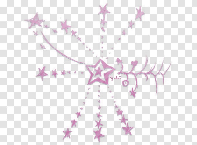 Pink M Line Point Transparent PNG