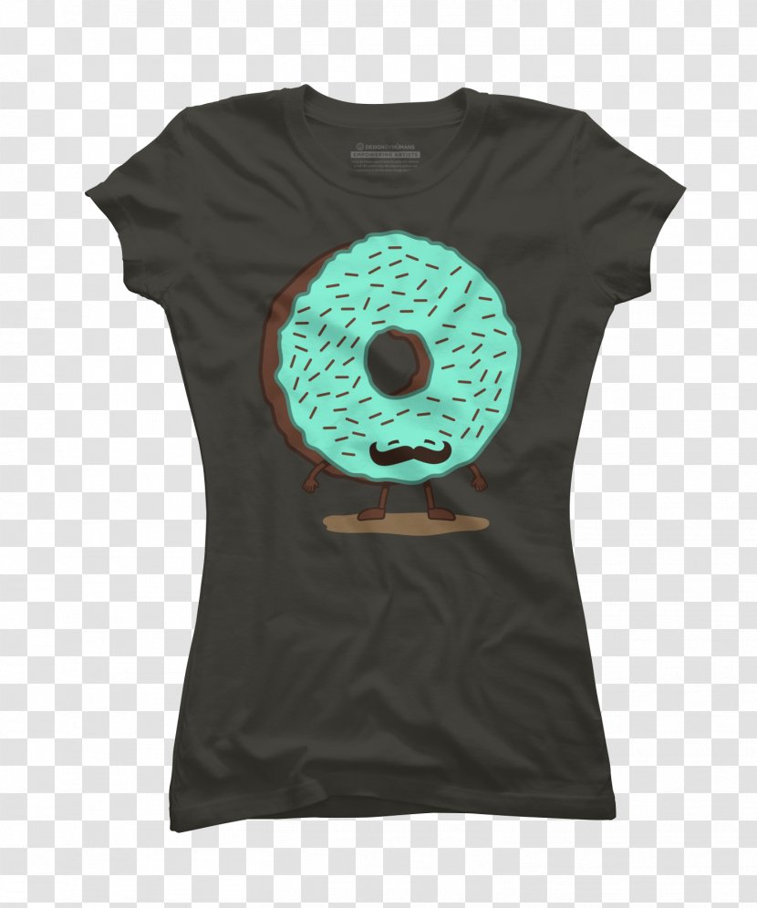 T-shirt Sleeve Green Neck Font - Donuts Transparent PNG
